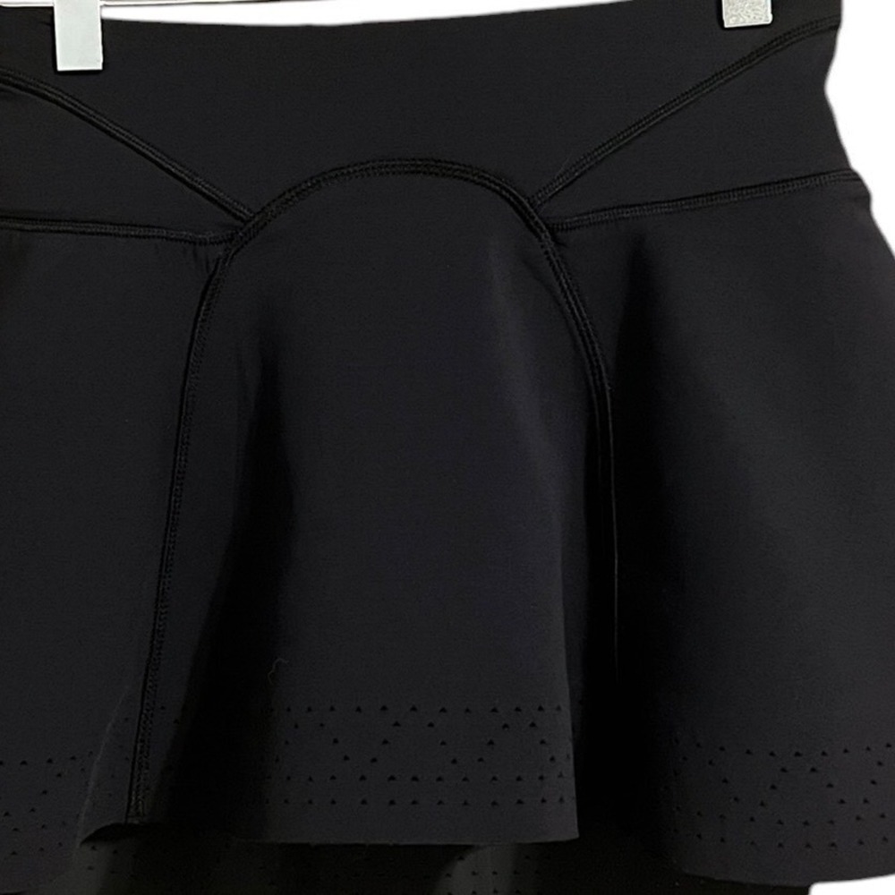 ivivva by Lululemon Black Perforated Athletic Skort Size 10 - Picture 2 of 8